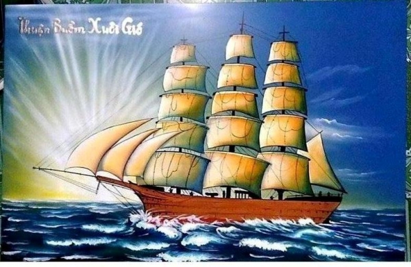 Tranh Thuận buồm xuôi gió cao cấp